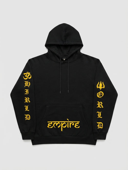 Symbolic Graphic Hoodie with Hidden Pocket